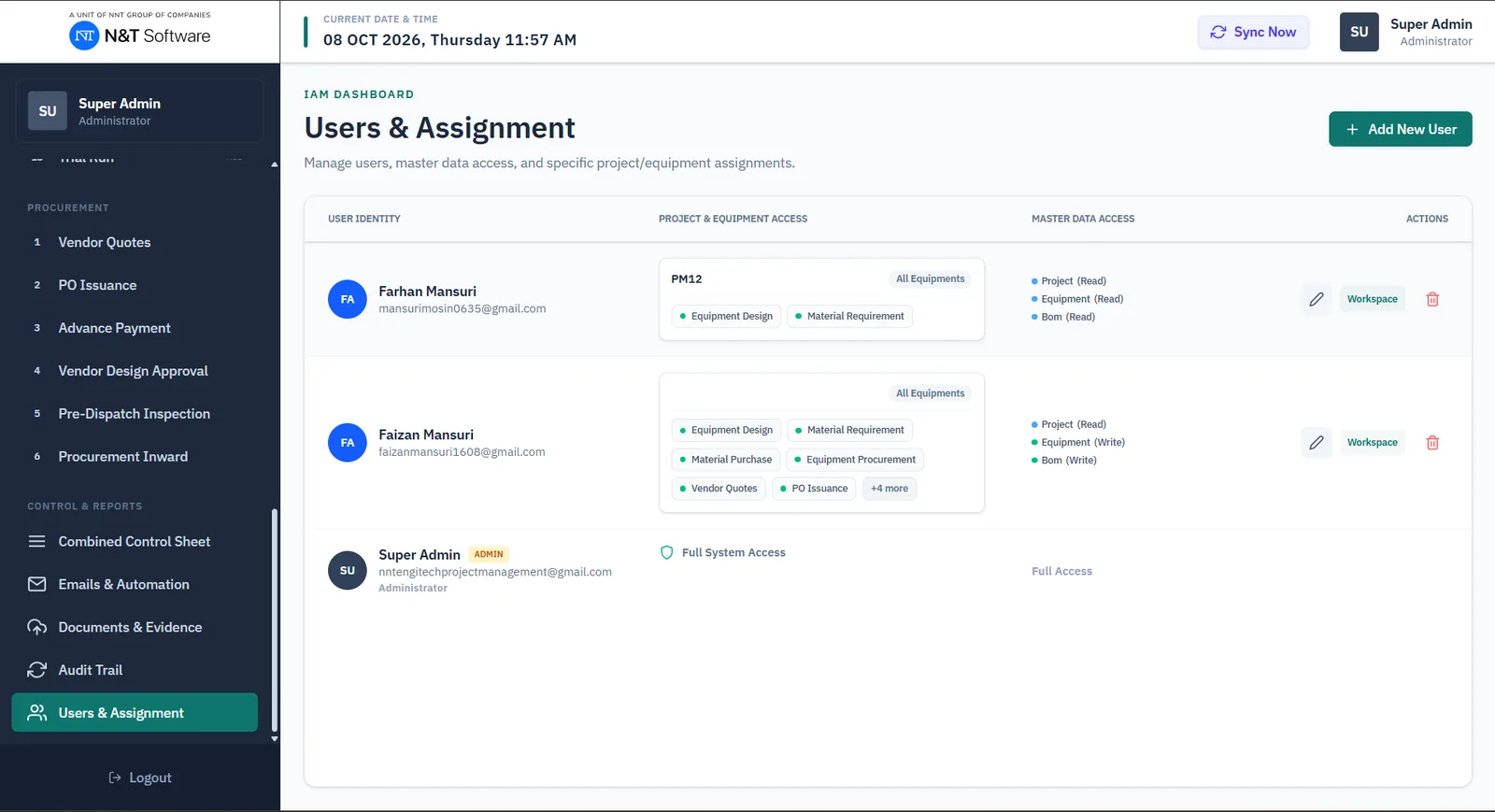 User Assignment